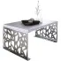 Stolik kawowy Auriga 4X srebrny beton
