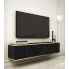 Aranżacja z szafką rtv marmur black royal Ormond 3X