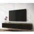 Czarna szafka rtv 175cm Ormond 5X