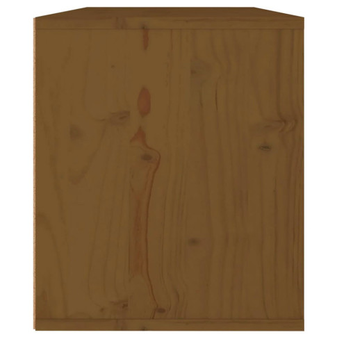 Brązowa drewniana szafka nocna Pios 4X