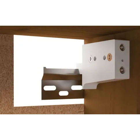 Drewniana szafka nocna wisząca miodowy brąz mocowanie Pios 4X