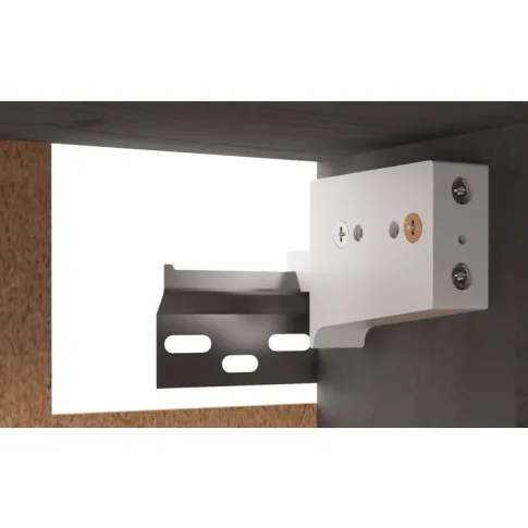 Szara drewniana szafka nocna Pios 4X