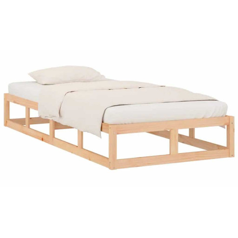 naturalne drewniane łóżko 90x200 Kaori 3X