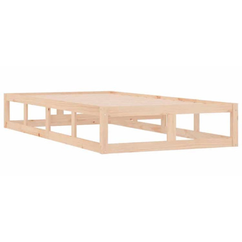 rama drewnianego naturalnego łóżka Kaori 3X