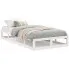 Białe pojedyncze drewniane łóżko 90x200 Rixo 3X