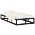 czarne drewniane łóżko 90x200 Kaori 3X