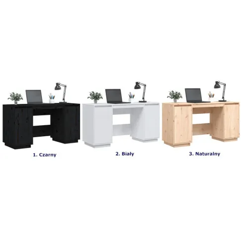 Kolory biurka sosnowego Cetus