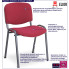 Infografika czerwonego krzesła konferencyjnego iso Hoster 3X