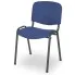 Niebieskie sztaplowane krzesło konferencyjne ISO - Ilosso 3X