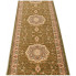Zielony rustykalny chodnik dywanowy w klasyczny wzór Vosato 3X