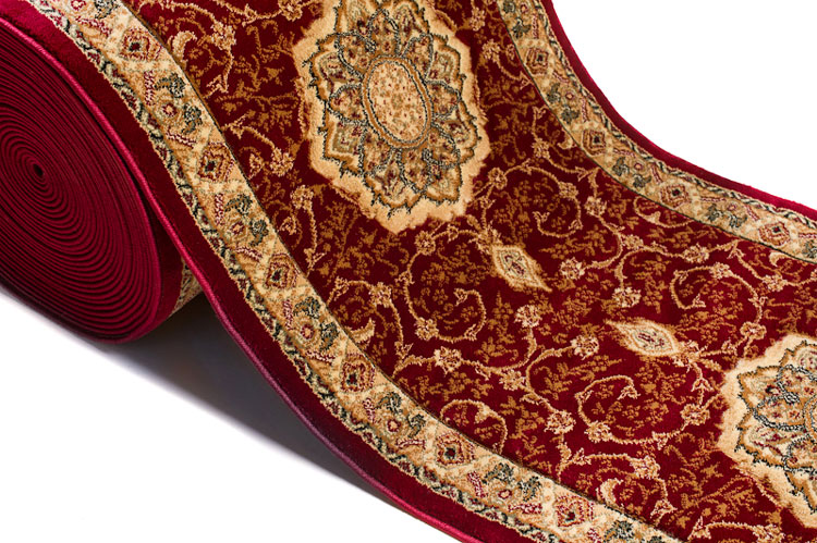 Rustykalny brązowy chodnik na metry do przedpokoju Mielno 3X