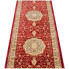 Czerwony elegancki chodnik dywanowy w stylu retro Vosato 3x