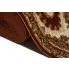Brązowy chodnik dywanowy elegancki wzór retro Vosato 4X