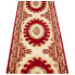 Czerwony wzorzysty chodnik dywanowy vintage Vosato 4X