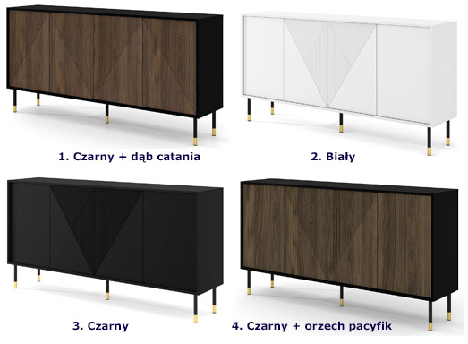 kolory komody Nadia 3X