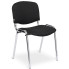 Czarne chromowane krzesło konferencyjne - Hoster 4X