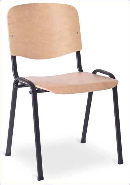 Drewniane krzesło konferencyjne Miwa 3X