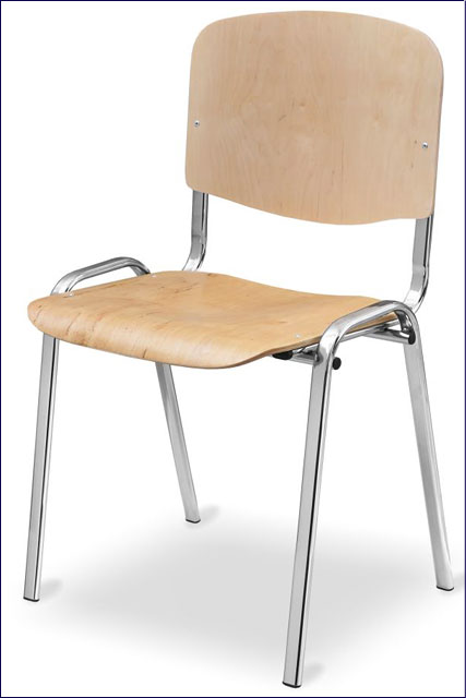 Drewniane krzesło konferencyjne Miwa 4X