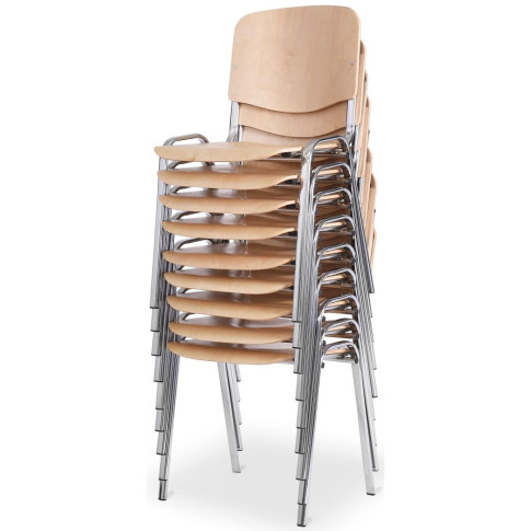 Chromowane krzesło konferencyjne Miwa 4X