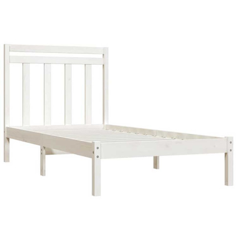 białe sosnowe łóżko Selmo 90x200