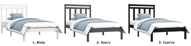 kolory łóżka Miva 3X