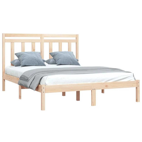 naturalne drewniane łóżko 120x200 Selmo 4X