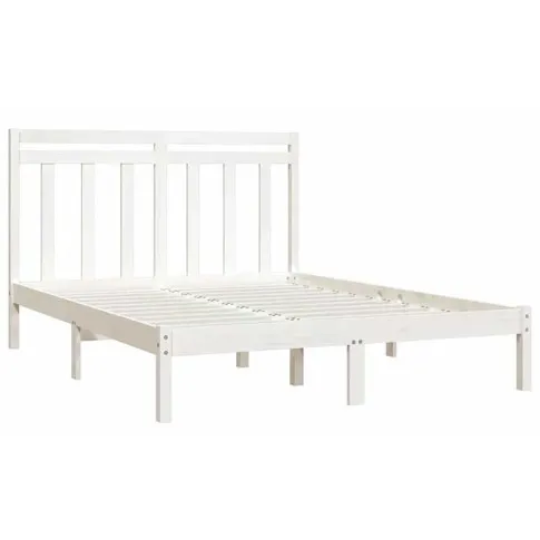 białe sosnowe łóżko 120x200 Selmo 4X