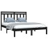 czarne drewniane łóżko 120x200 Selmo 4X