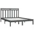 szare sosnowe łóżko 140x200 Selmo 5X