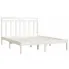 białe sosnowe łóżko 140x200 Selmo 6X