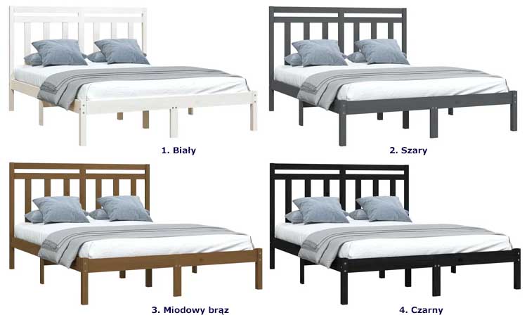 kolory łóżka Miva 6X