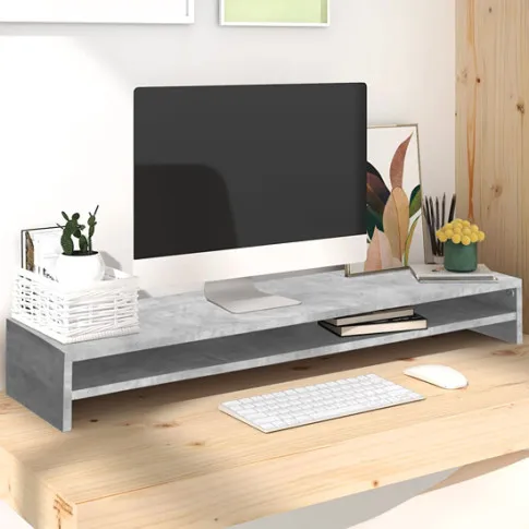 Wizualizacja półki na biurko Agave kolor beton