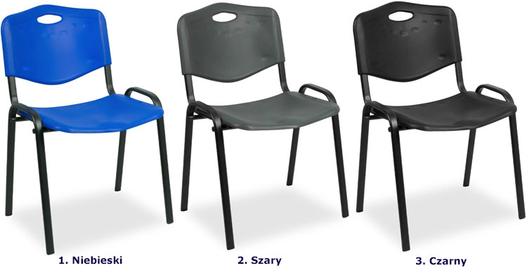 Kolory krzesła konferencyjnego Brio