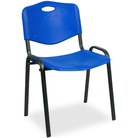 Niebieskie krzesło konferencyjne Brio
