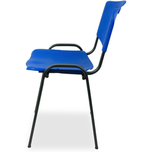 Niebieskie krzesło konferencyjne ISO Brio