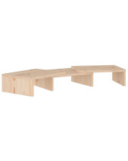 Regulowana półka na biurko z drewna sosnowego - Velpul w sklepie Edinos.pl