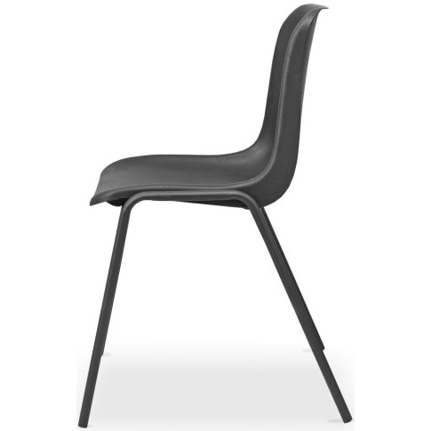 Czarne krzesło konferencyjne Hisco 3X