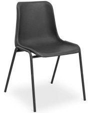 Czarne krzesło do nowoczesnej sali konferencyjnej - Hisco 3X w sklepie Edinos.pl