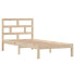 naturalne drewniane łóżko Bente 3X