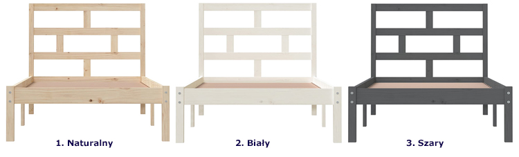 kolory łózka Adia 3X