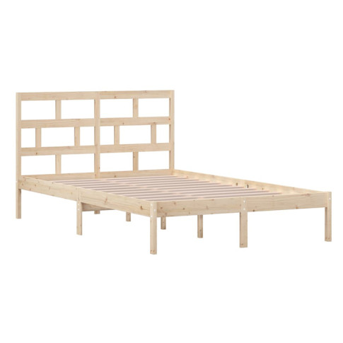 natrualne drewniane łóżko Bente 4X