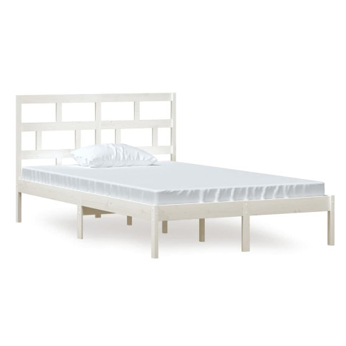 białe sosnowe łóżko 120x200 Bente 4X