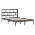 szare drewniane łóżko Bente 5X