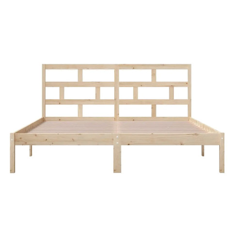naturalne drewniane łóżko 160x200 Bente 6X
