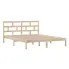 naturalne drewniane łóżko Bente 6X