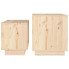 Zestaw 2 sosnowych stolików drewnianych Acos