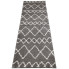 Szary chodnik dywanowy shaggy we wzorki Befi 3X