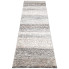 Nowoczesny melanżowy chodnik dywanowy shaggy beżowy Isco