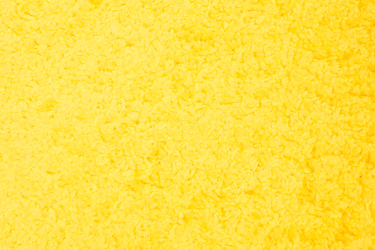 Żółty jednokolorowy chodnik shaggy Ular