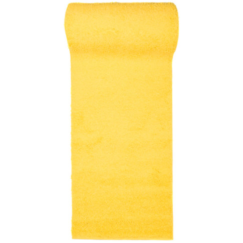 Żółty chodnik dywanowy shaggy Ular